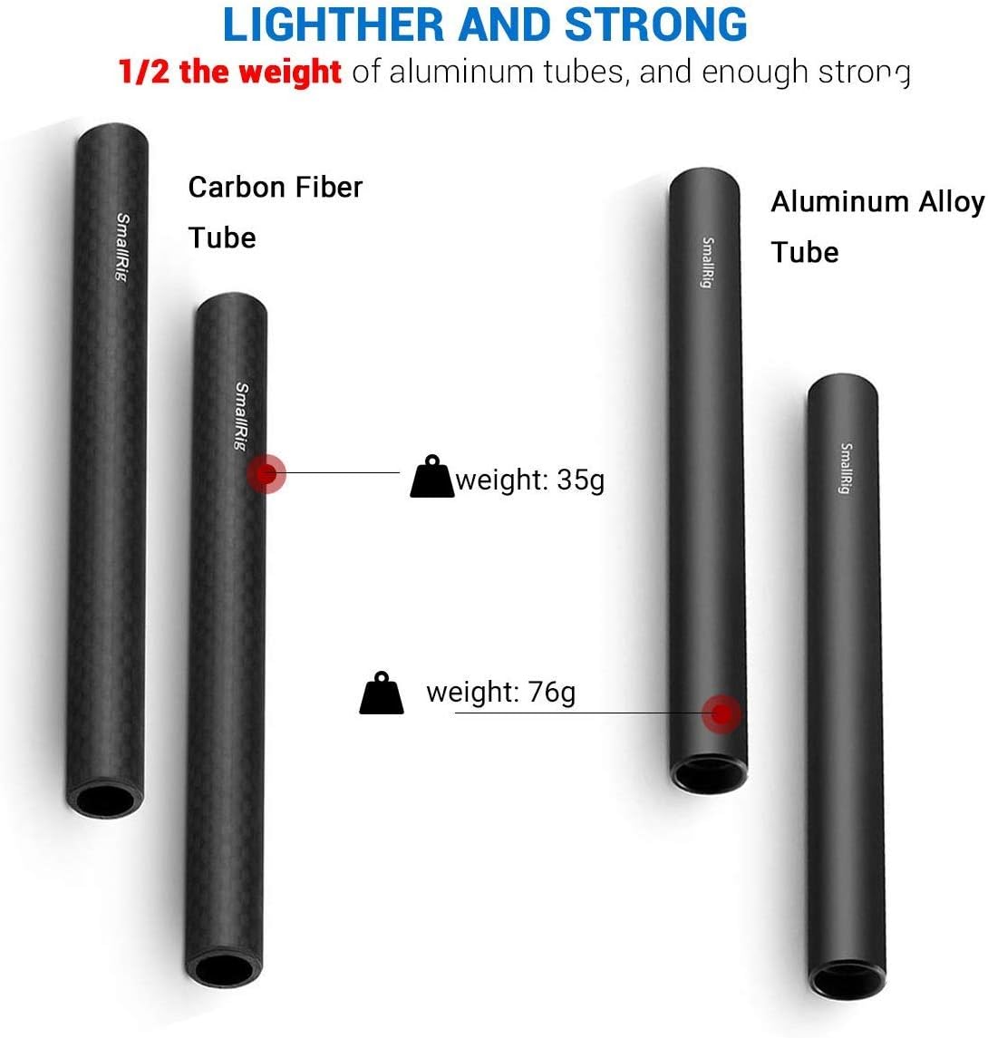 SmallRig 15mm Carbon Fiber Rod (150mm / 6in) 1872