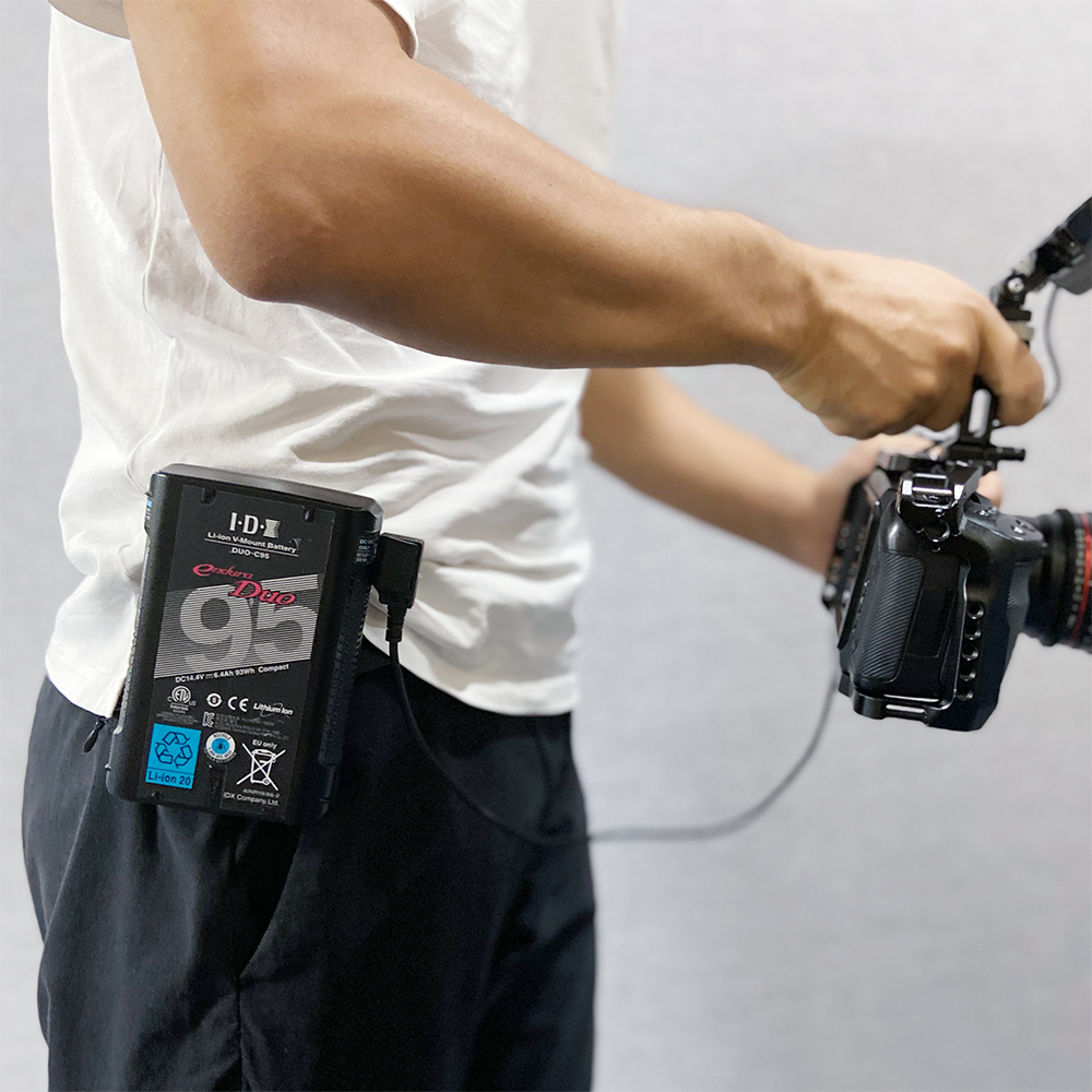 SmallRig mini V-Mount Battery Mount Plate with Belt Clip 2990