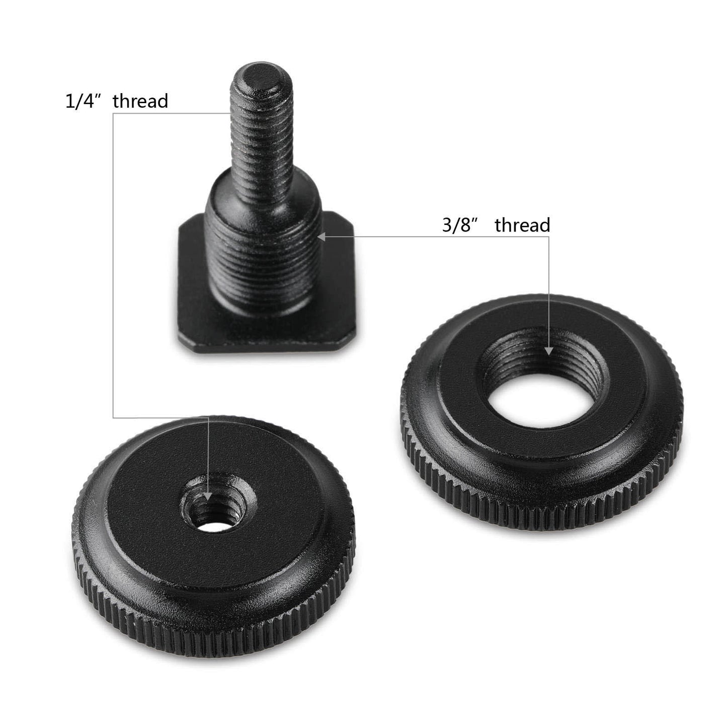 SmallRig Cold Shoe Adapter Mount Plate (2pcs) 1631