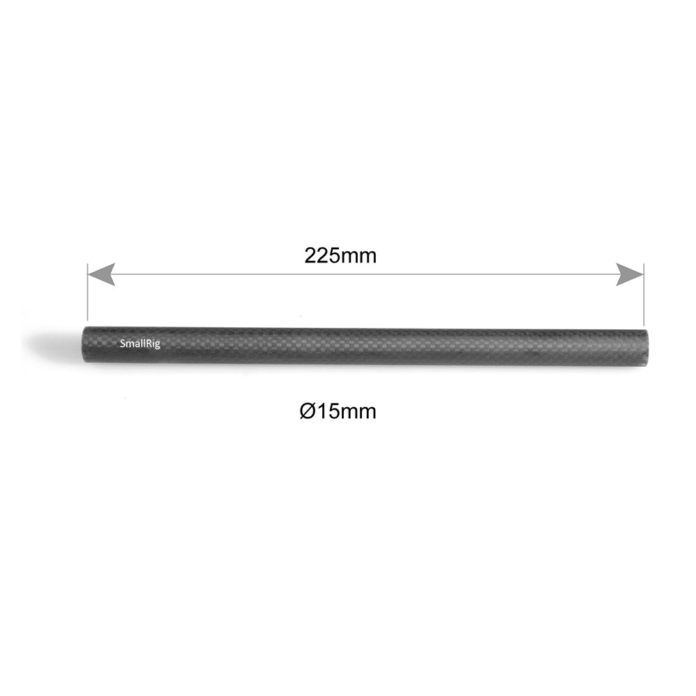 SmallRig 15mm Carbon Fiber Rod (225mm / 9in) (2pcs) 1690