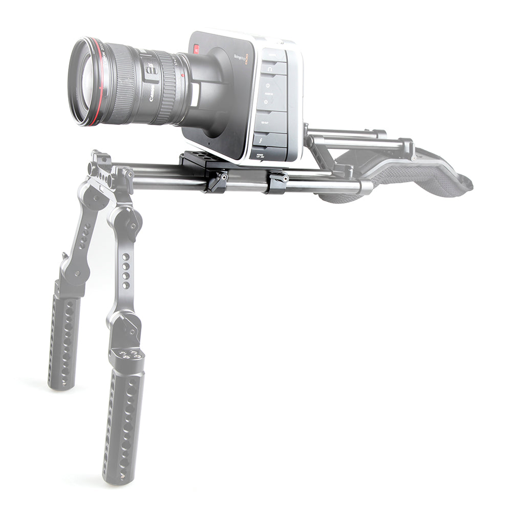 SmallRig Bottom Mount Plate with Dual 15mm Rod Clamp 1775