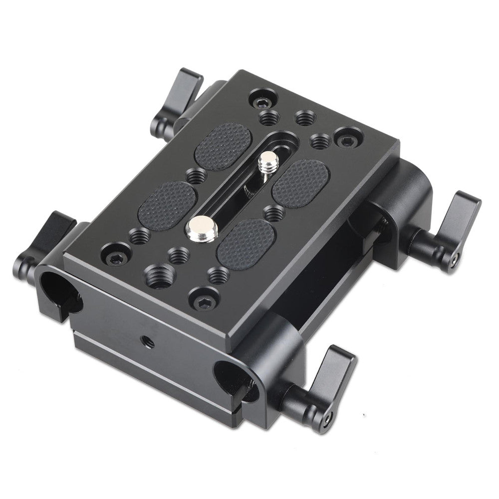 SmallRig Bottom Mount Plate with Dual 15mm Rod Clamp 1798