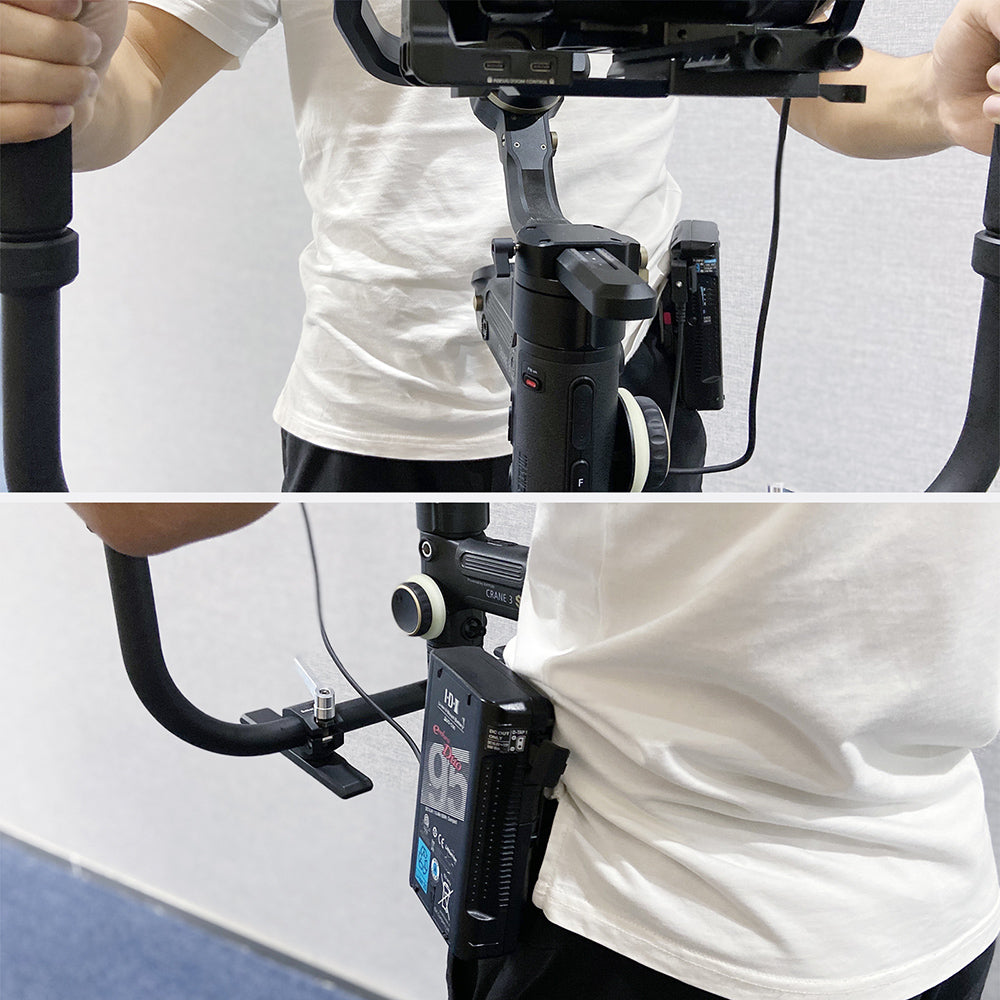 SmallRig mini V-Mount Battery Mount Plate with Belt Clip 2990