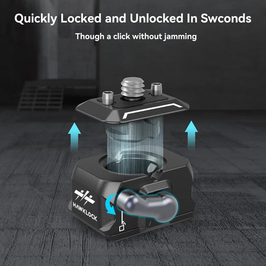 SmallRig Drop-in HawkLock Universal mini Quick Release Plate and Clamp 3513C