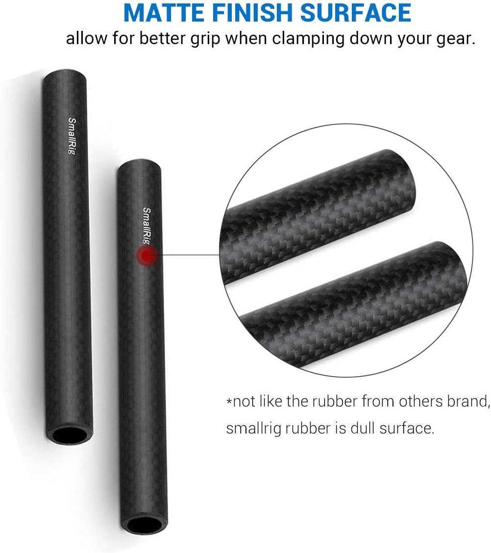 SmallRig 15mm Carbon Fiber Rod (150mm / 6in) 1872