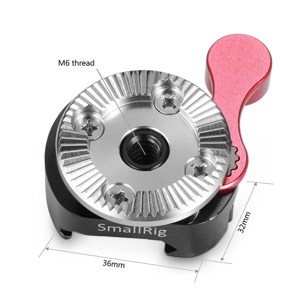 SmallRig NATO Clamp to ARRI Rosette Mount Plate 2046