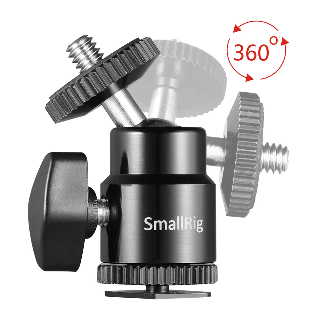 SmallRig Mounting Support Kit with 1/4"-20 Screw for Camera Hot Shoe (2pcs) 2059