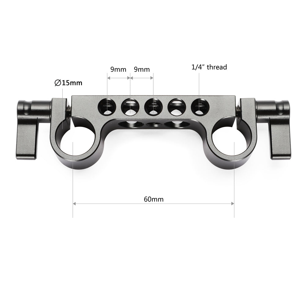 SmallRig Super Lightweight 15mm Rod Clamp (2pcs) 2061