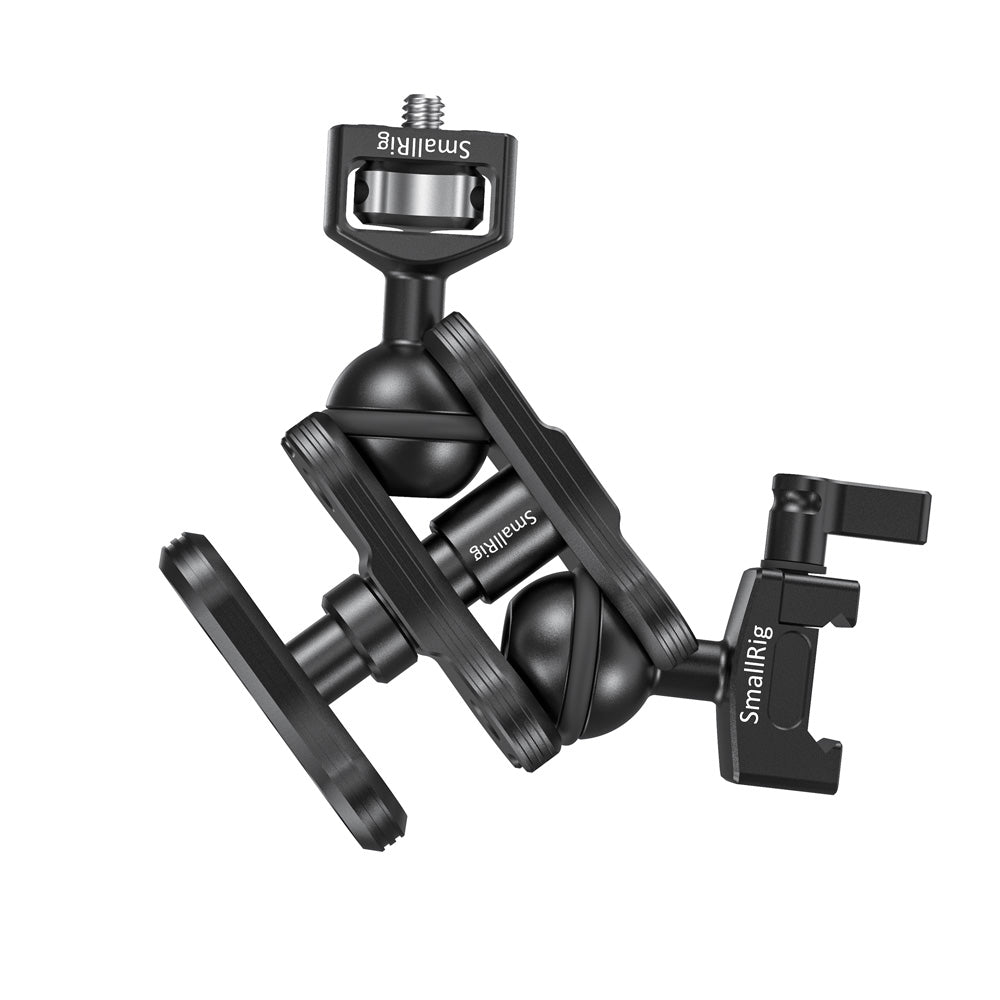 SmallRig Magic Arm with Dual Ball Heads (NATO Clamp and 1/4"-20 Screw) 2071B