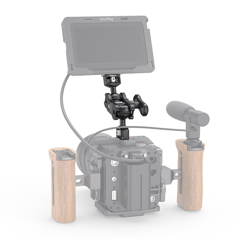 SmallRig Magic Arm with Double Ball Heads (ARRI 3/8''-16 Locating Screw and 1/4"-20 Screw) 2115C