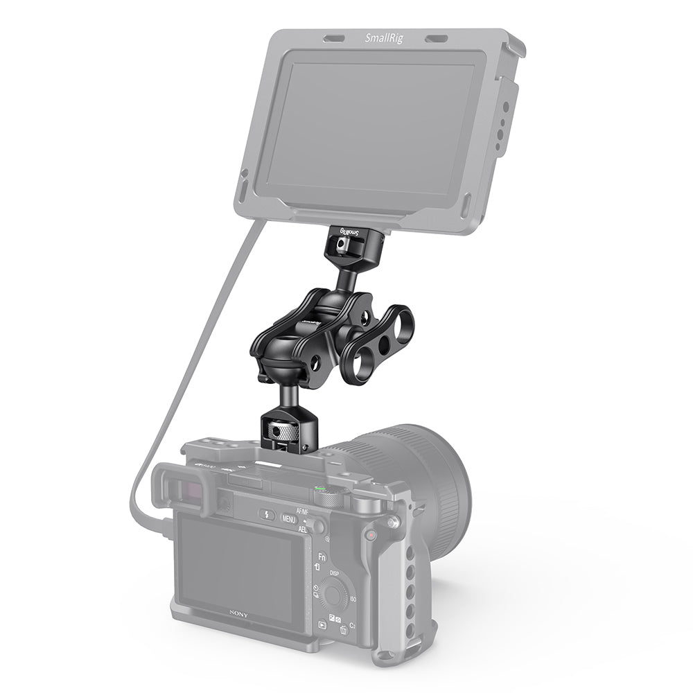 SmallRig Magic Arm with Double Ball Heads (ARRI 3/8''-16 Locating Screw and 1/4"-20 Screw) 2115C
