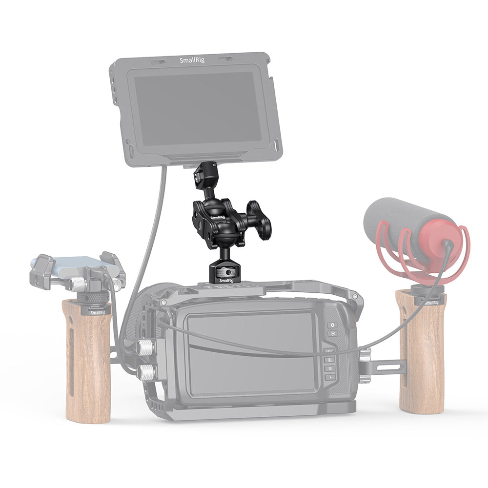 SmallRig Magic Arm with Double Ball Heads (ARRI 3/8''-16 Locating Screw and 1/4"-20 Screw) 2115C
