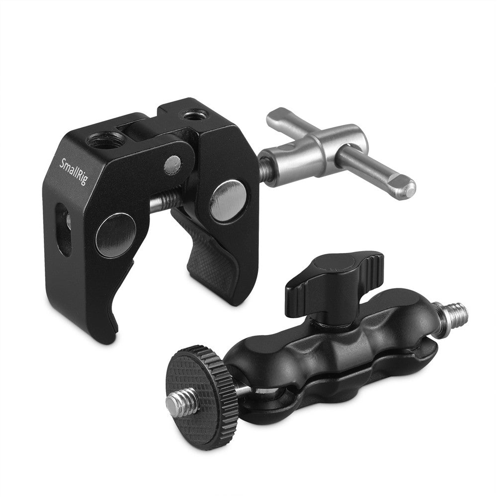 SmallRig Crab-Shaped Super Clamp with Ballhead Magic Arm 2164
