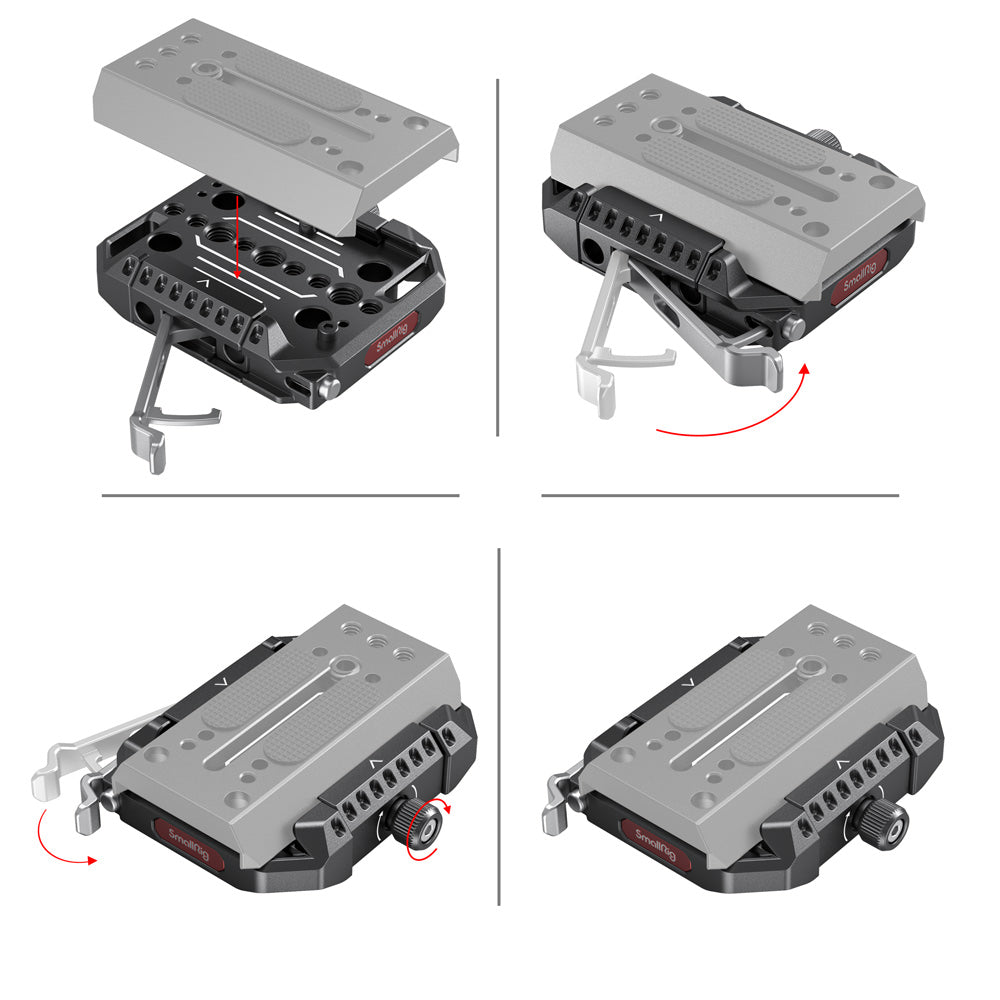 SmallRig Manfrotto Drop-in Bottom Mount Plate 2887B