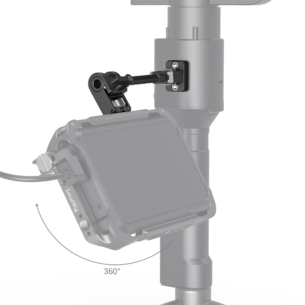 SmallRig Adjustable Monitor Support for Selected DJI and Zhiyun and Moza Stabilizers 2889