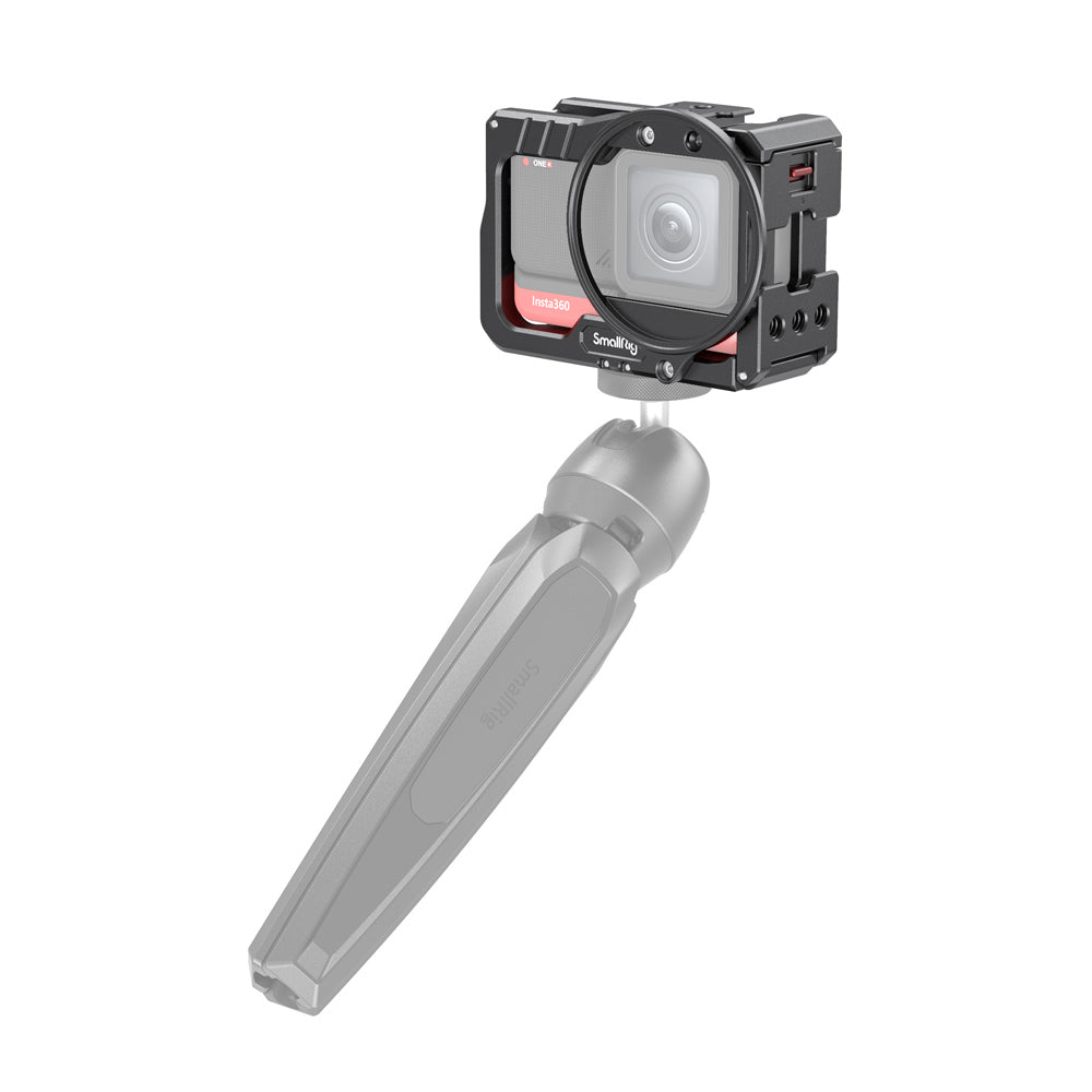 SmallRig Vlogging Cage and 52mm Filter Adapter for Insta360 ONE R 4K Edition 2901