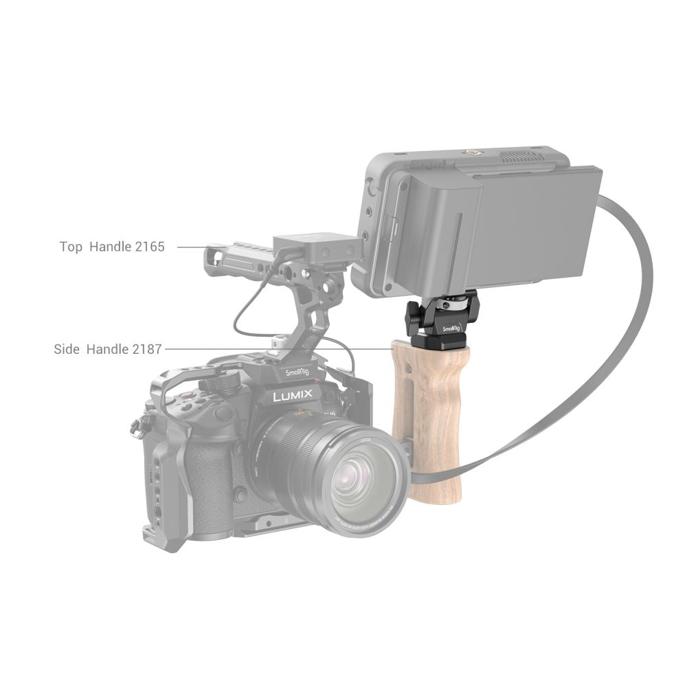 SmallRig Swivel and Tilt Adjustable Monitor Support with 1/4"-20 Screws 2904B