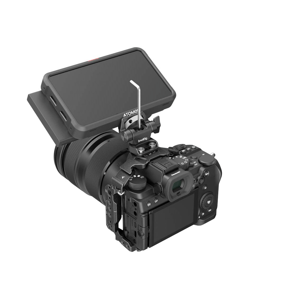 SmallRig Swivel and Tilt Adjustable Monitor Support with 1/4"-20 Screws 2904B