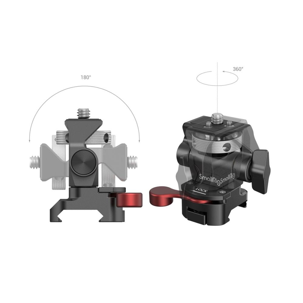 SmallRig Swivel and Tilt Adjustable Monitor Support with NATO Clamp 2906B