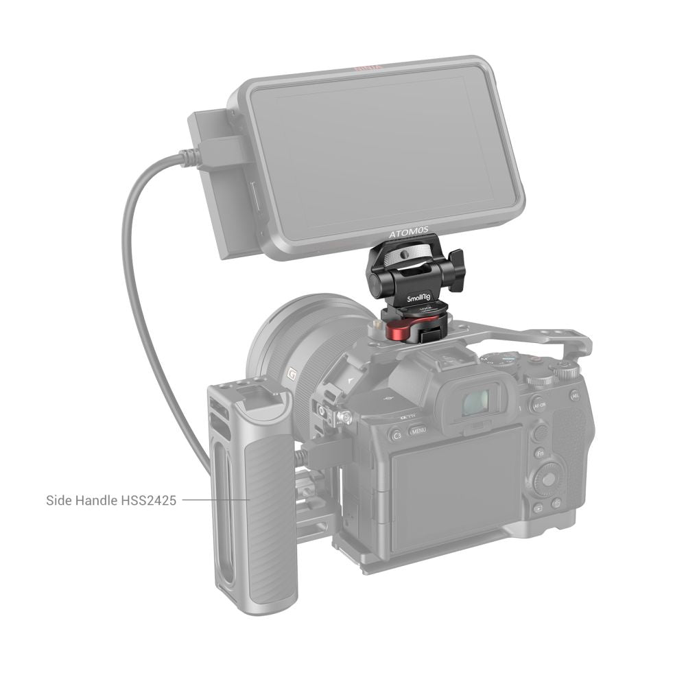 SmallRig Swivel and Tilt Adjustable Monitor Support with NATO Clamp 2906B