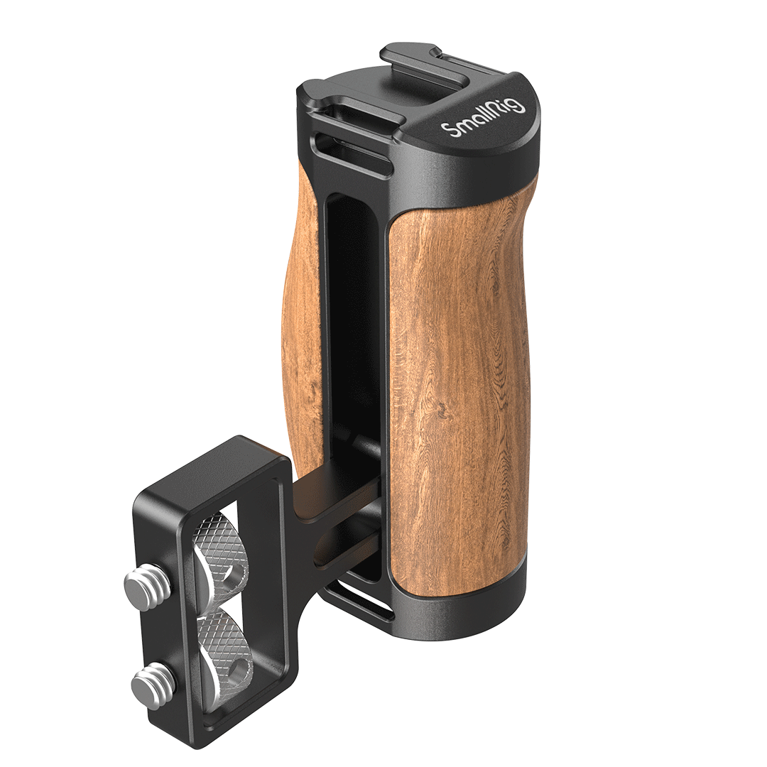SmallRig Wooden mini Side Handle (1/4"-20 Screws) 2913