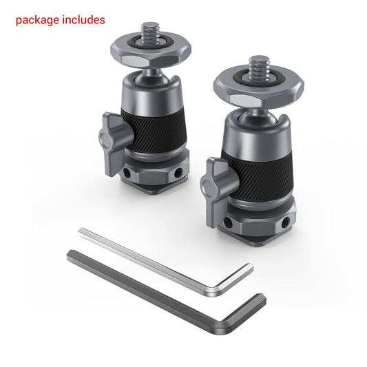 SmallRig mini Ball-Head Mounting Support Kit with Removable Cold Shoe (2pcs) 2948