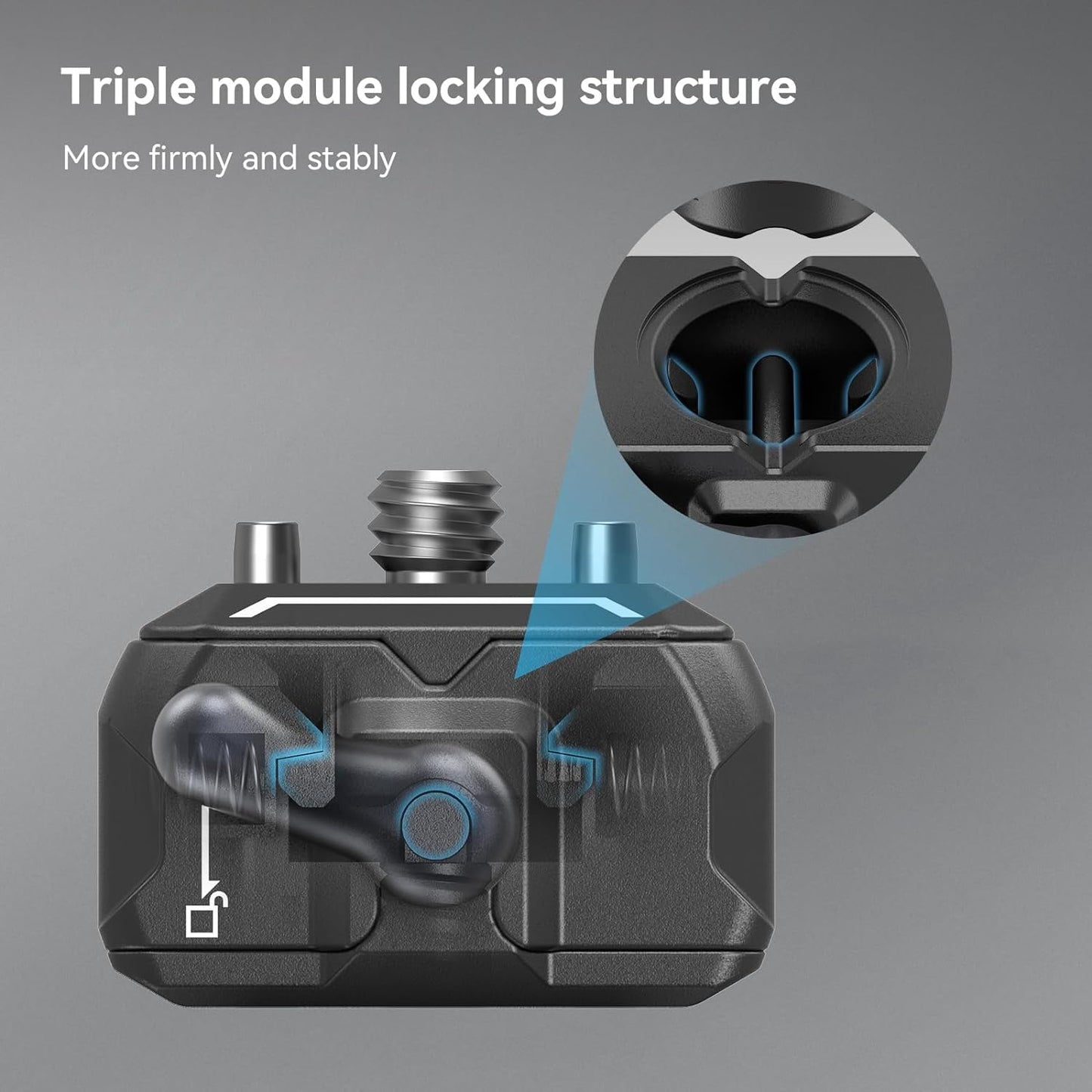 SmallRig Drop-in HawkLock Universal mini Quick Release Plate and Clamp 3513C