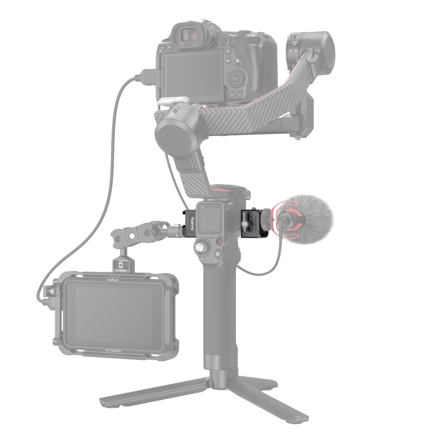 SmallRig NATO-Clamp Mount Plate for DJI RS 2 / RSC 2 / RS 3 / RS 3 Pro / RS 3 mini Stabilizers 3025