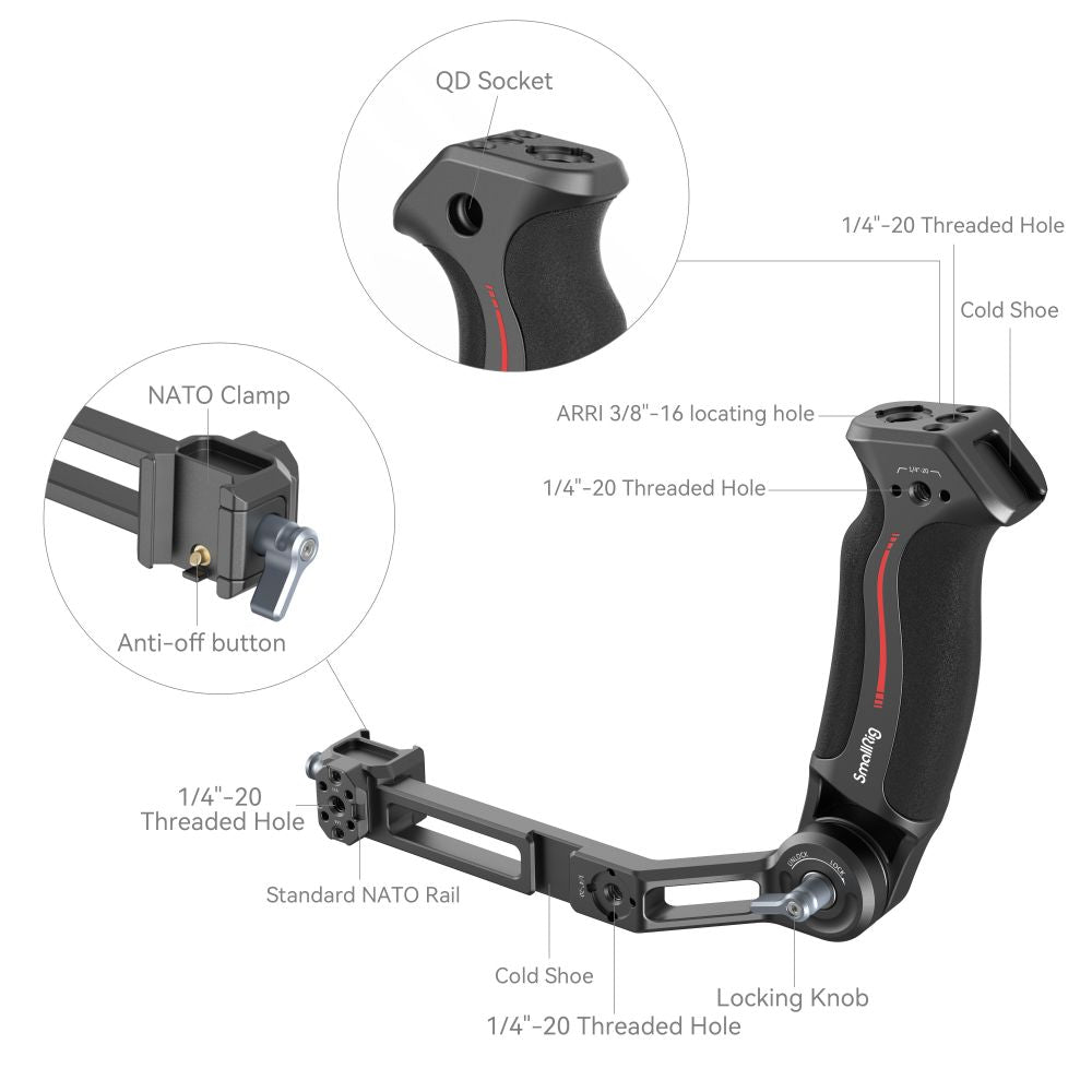 SmallRig Sling Handle for DJI RS 2 / RSC 2 / RS 3 / RS 3 Pro / RS 3 Mini 3028C