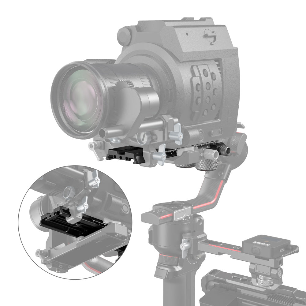 SmallRig Manfrotto Quick Release Plate for DJI RS 2 / Ronin-S / RS 3 / RS 3 Pro Stabilizers 3031B