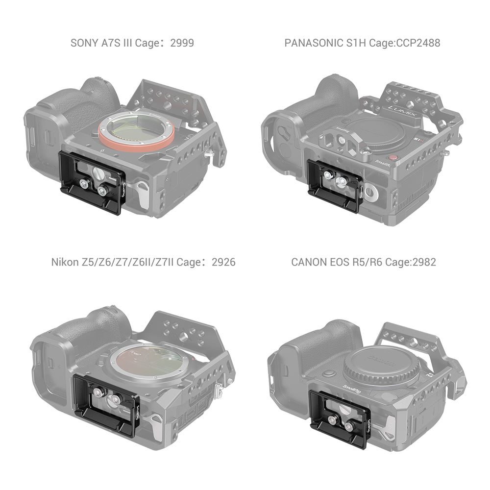 SmallRig Arca-Swiss Quick Release Plate for DJI RS 2 / RSC 2 / RS 3 / RS 3 Pro Stabilizers 3154
