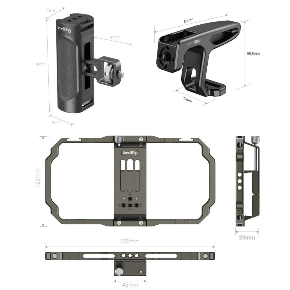 SmallRig Universal Mobile Phone Handheld Video Rig Kit 3155B