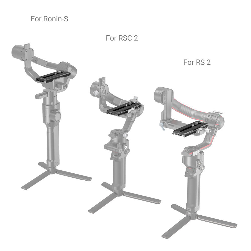 SmallRig Manfrotto Quick Release Plate for DJI RS 2 / RSC 2 / Ronin-S / RS 3 / RS 3 Pro Stabilizers 3158B