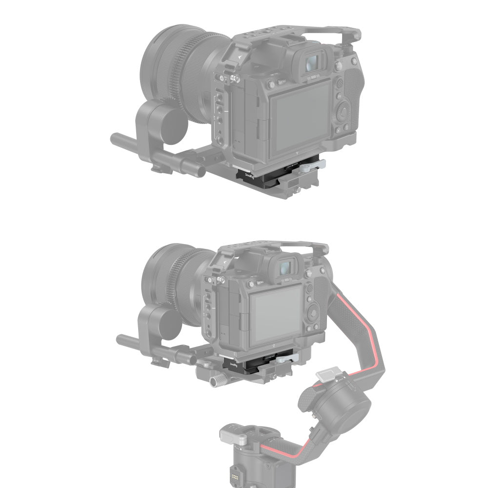 SmallRig Extended Arca-Swiss Quick kelease plate for DJI RS2 / RSC RS3 / RS3 Pro Gimbals 3162B