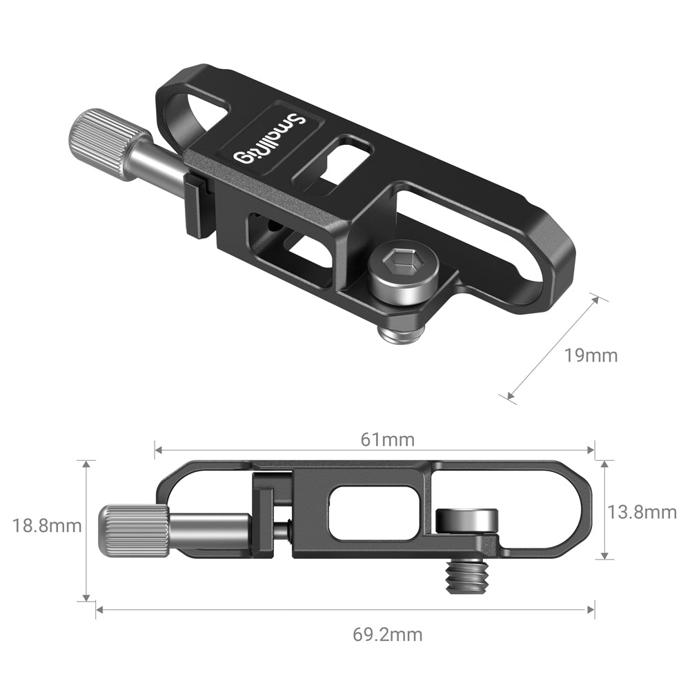 SmallRig Samsung T5 SSD Mounting Clamp for BMPCC 6K Pro Cage 3300