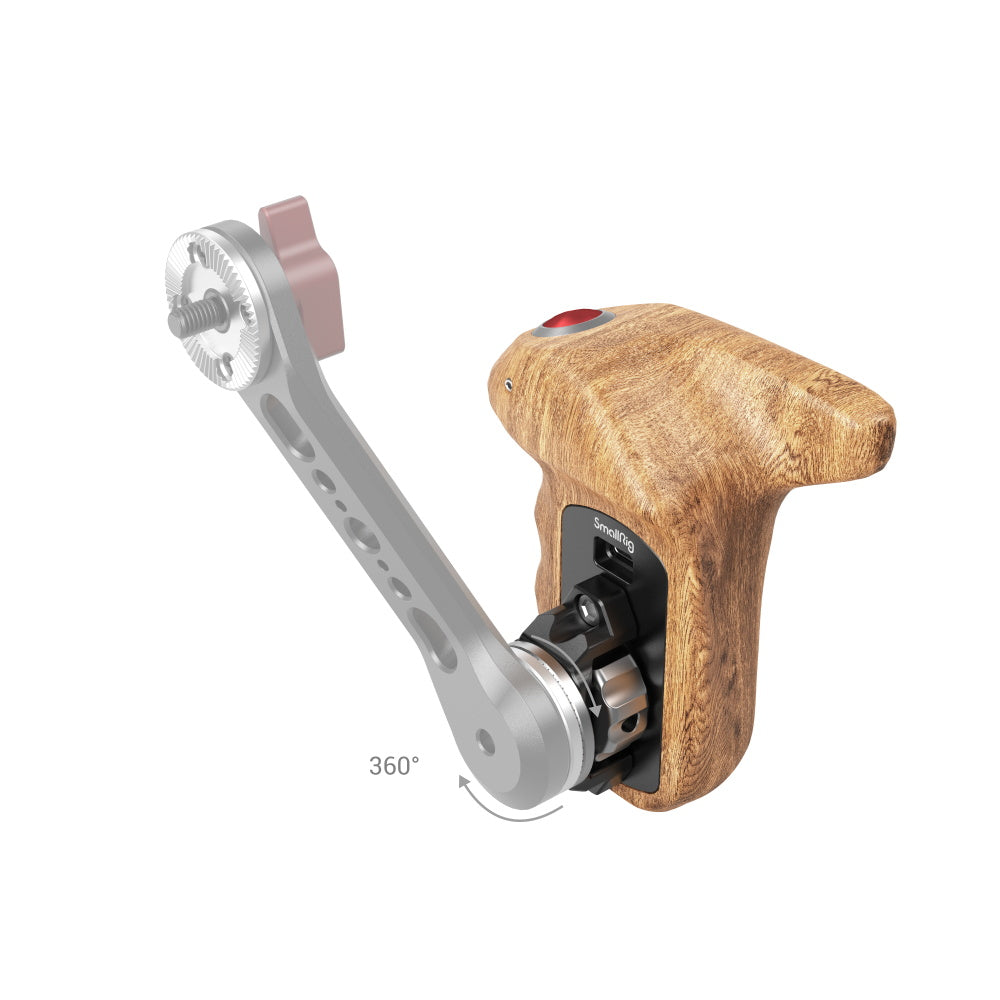 SmallRig Rosette Side Handle with Record Start / Stop Remote Trigger 3324