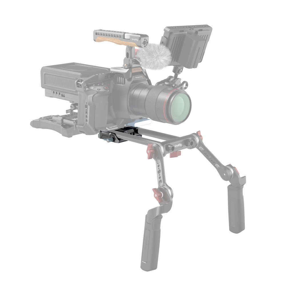 SmallRig Universal LWS Bottom Mount Plate with Dual 15mm Rod Clamp 3357