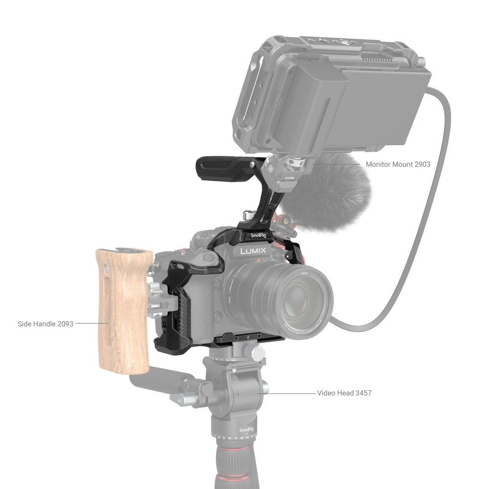 SmallRig “Black Mamba” Series Cage Kit for Panasonic LUMIX GH6 3441