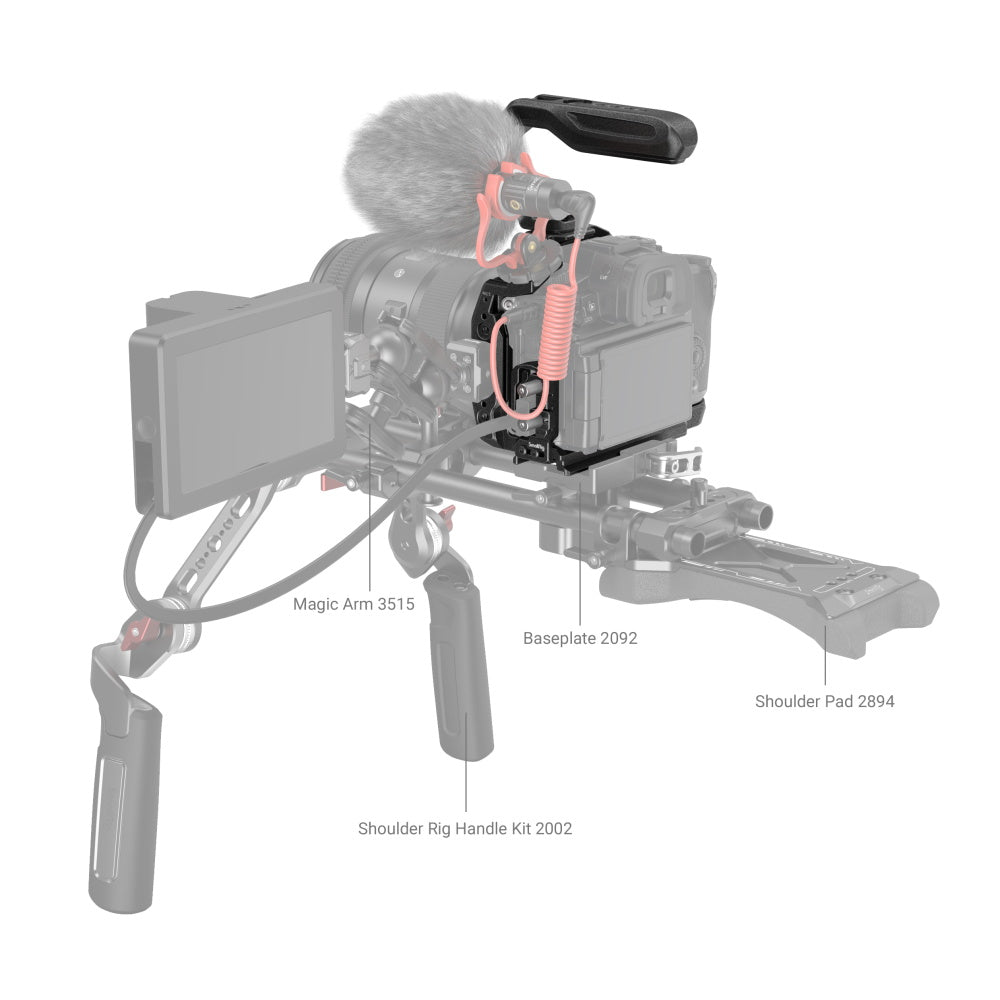SmallRig “Black Mamba” Series Cage Kit for Panasonic LUMIX GH6 3441