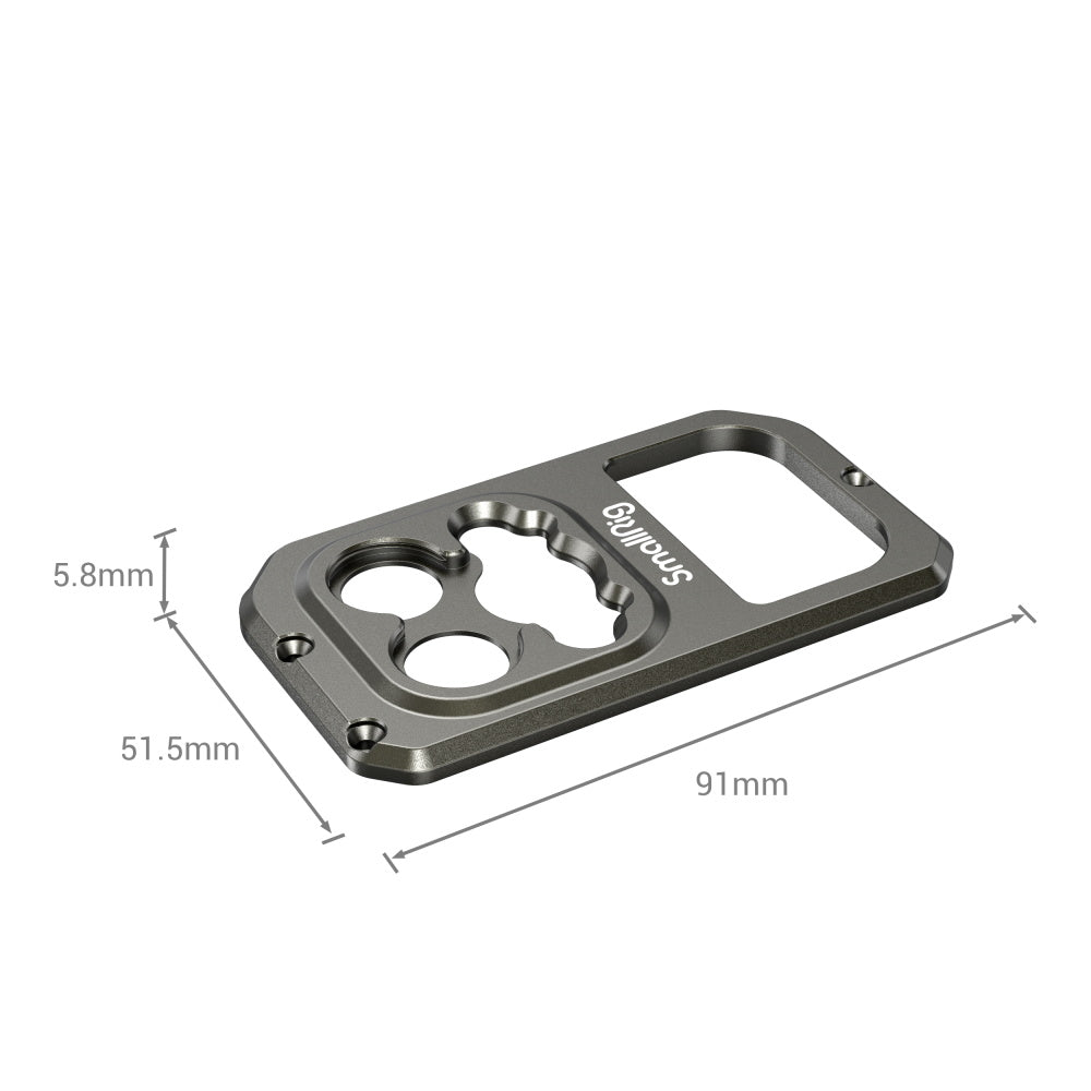 SmallRig 17mm-Threaded Lens Mount Plate for iPhone 13 Pro Max Cage 3634