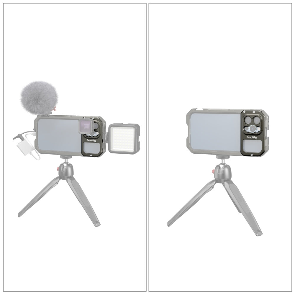SmallRig 17mm-Threaded Lens Mount Plate for iPhone 13 Pro Max Cage 3634