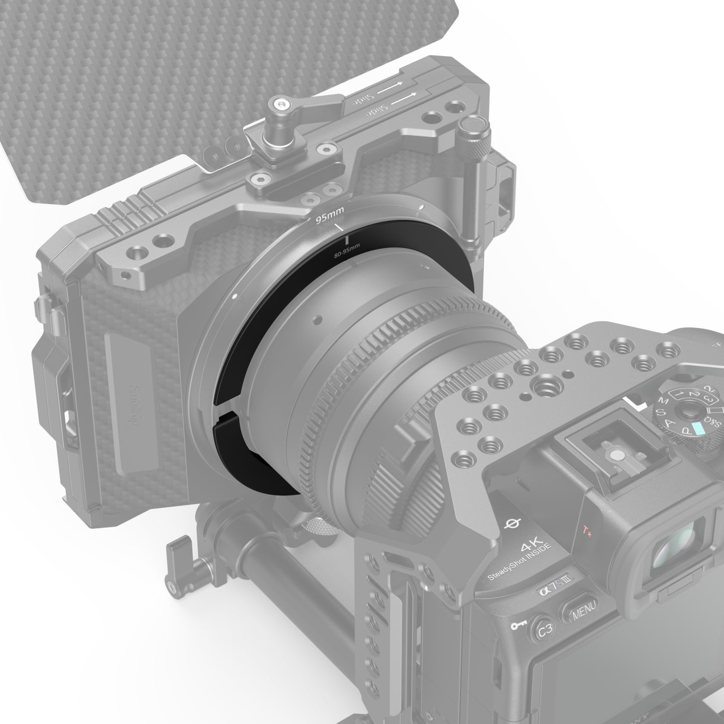 SmallRig Clamp-on Lens Adapter Ring Kit (Φ80 / 85 ~ 95mm) 3654
