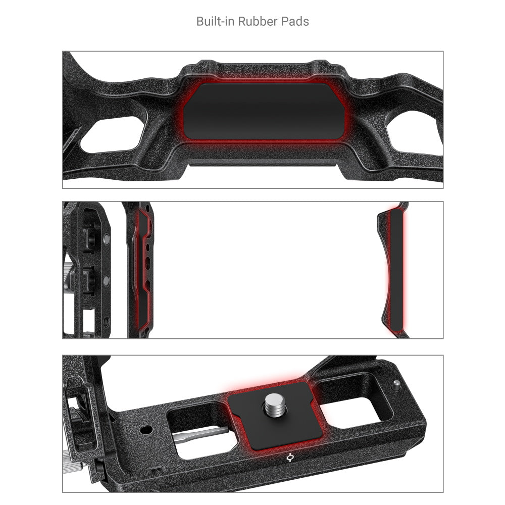 SmallRig “Black Mamba“ Half Cage / Cable Clamp for Canon EOS R5/R6/R5 C 3656