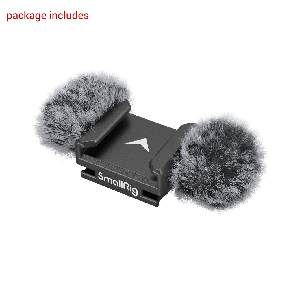SmallRig Furry Windscreen with Cold Shoe Adapter for Nikon Z 30 3859