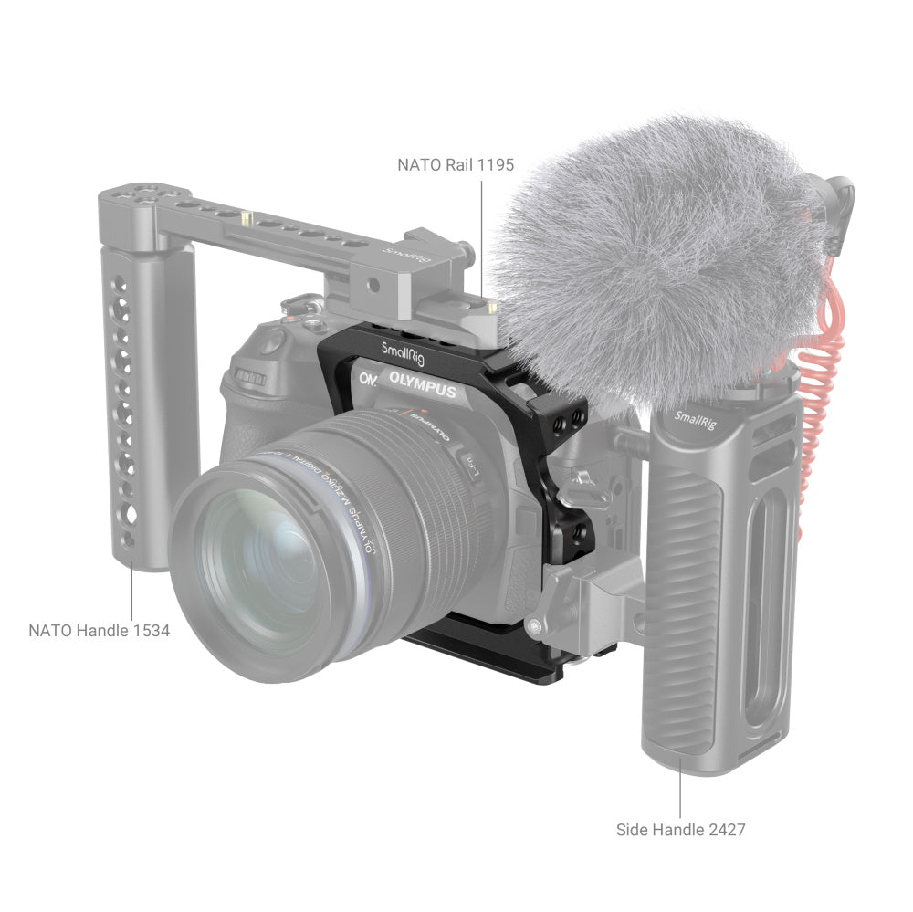 SmallRig Camera Cage for OM SYSTEM OM-1 3948