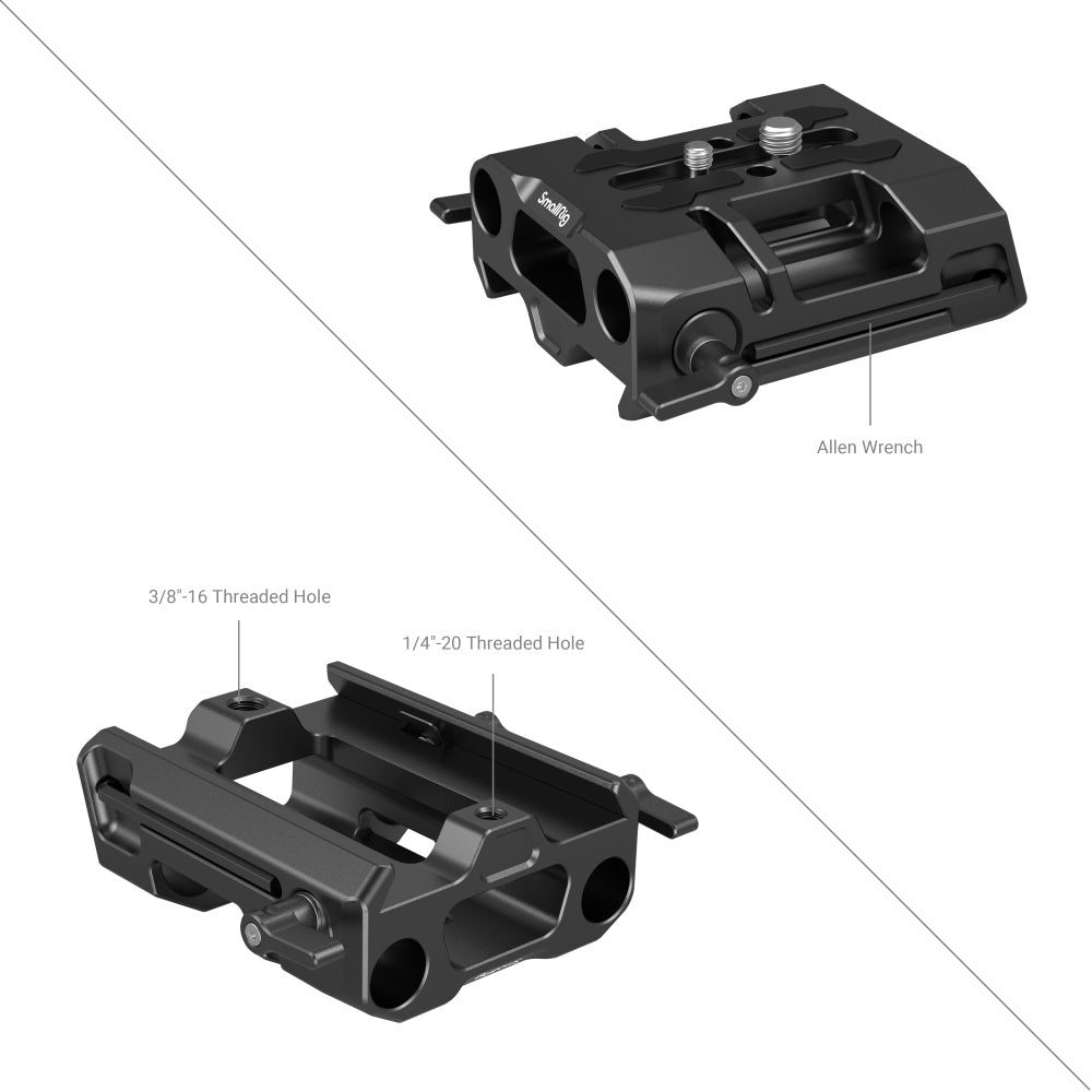 SmallRig 15mm Dovetail Bottom Mount Plate 4002