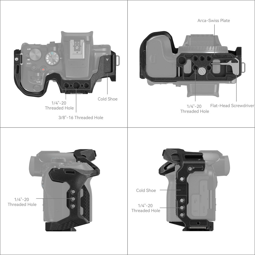 SmallRig “Black Mamba” Cage for Canon EOS R10 4004