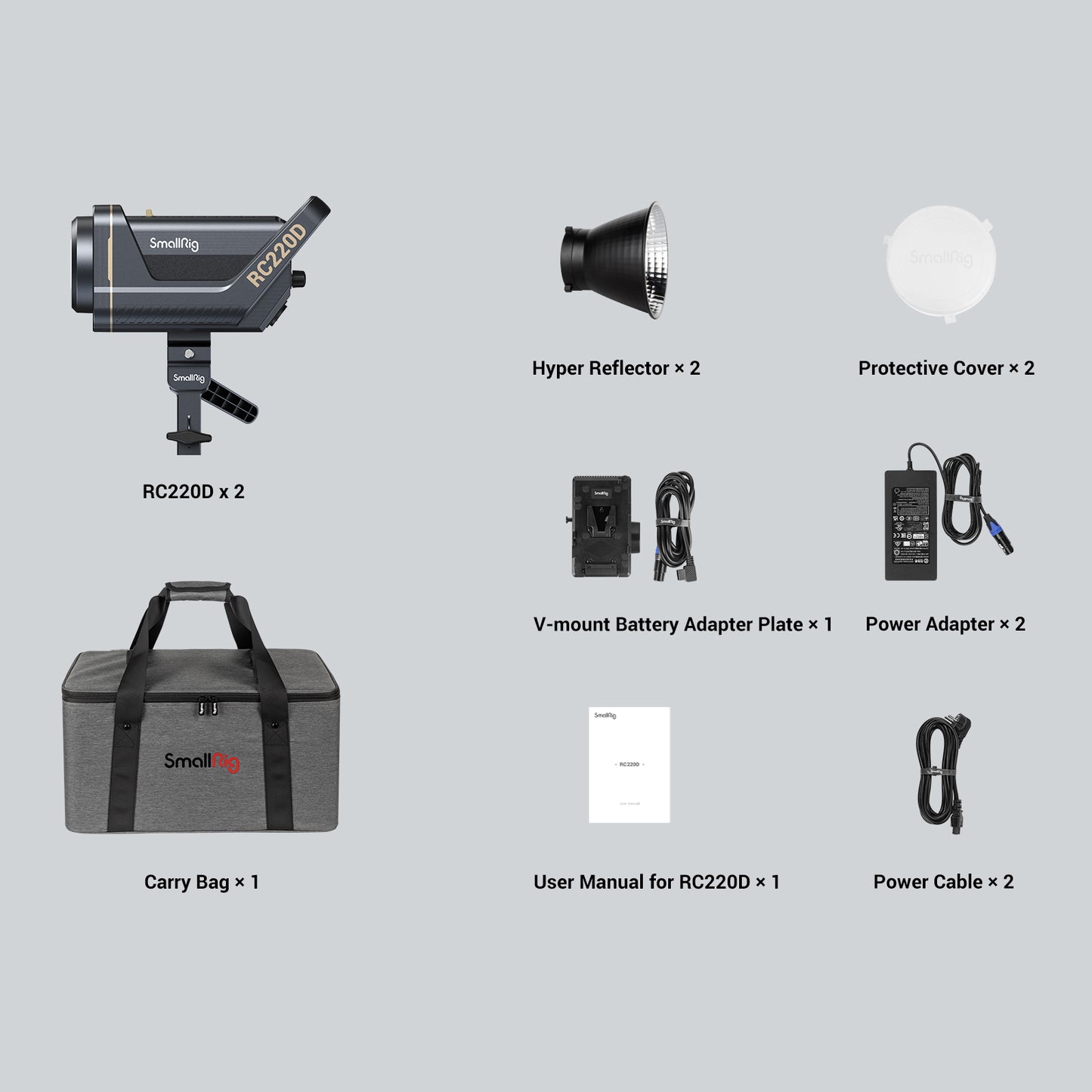 SmallRig RC220D 2-LED Video Light Kit (JP) 4035
