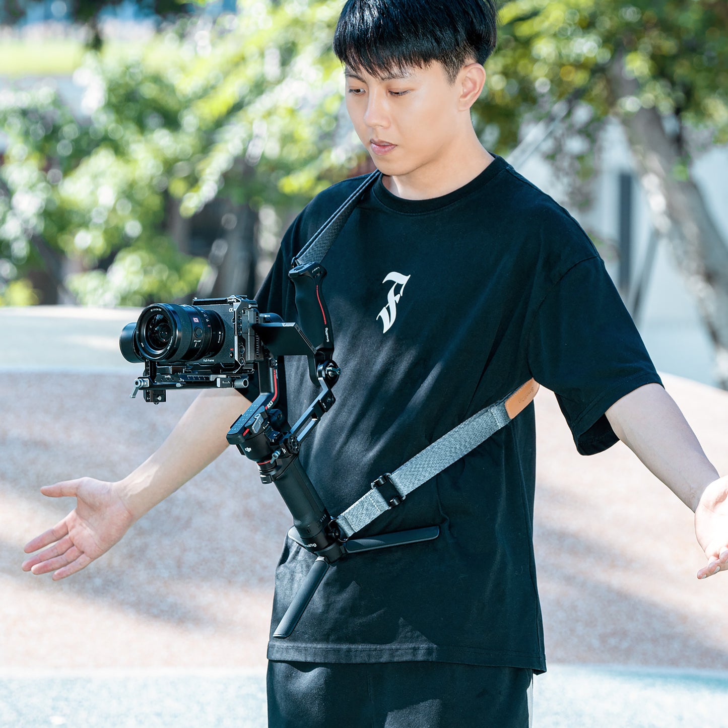 SmallRig Weight-Reducing Shoulder Strap for DJI RS 3 / RS 3 Pro / RS 2 4118