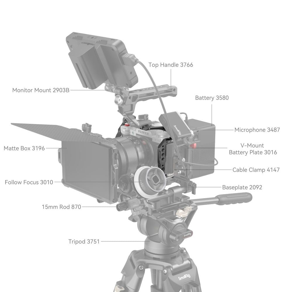 SmallRig Multifunctional Cage for FUJIFILM X-T5 4135